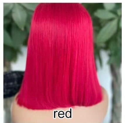 Colored Bob Wigs 13*4