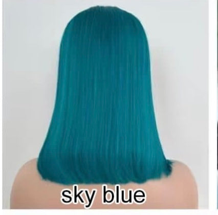 Colored Bob Wigs 13*4