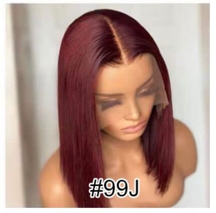 Colored Bob Wigs 13*4