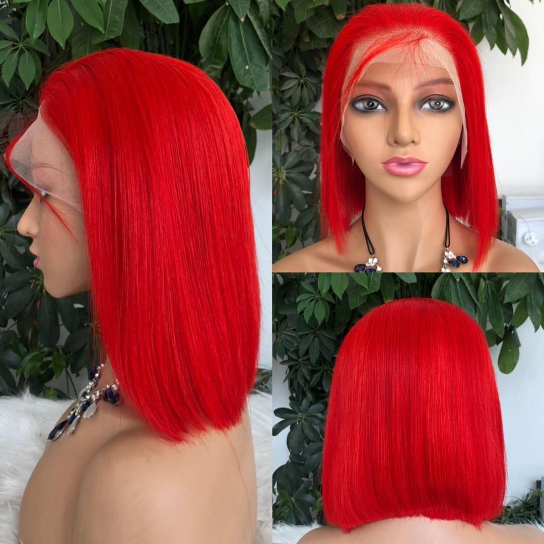 Colored Bob Wigs 13*4