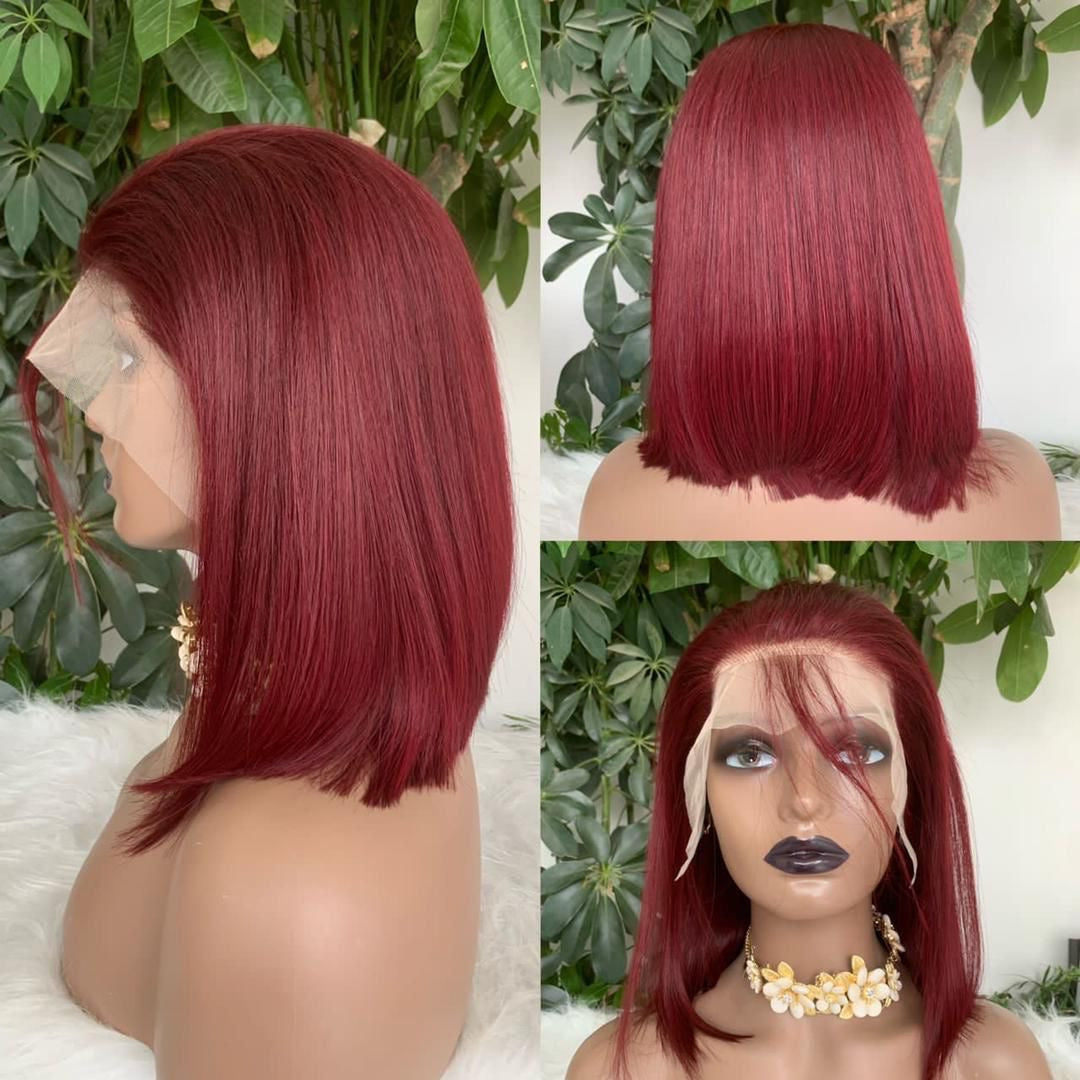 Colored Bob Wigs 13*4